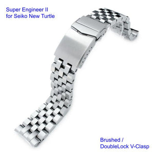 Super Engineer II Stainless 316L Steel Watch Bracelet for Seiko New Turtle www.watchoutz.com