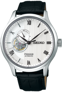 Seiko Presage Basic Line Zen Garden Automatic Manual Winding White Dial SSA379J1 www.watchoutz.com