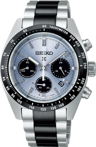 Seiko Prospex Speedtimer Solar Chronograph Limited Edition Icy Blue Dial SSC909 (SBDL093) www.watchoutz.com