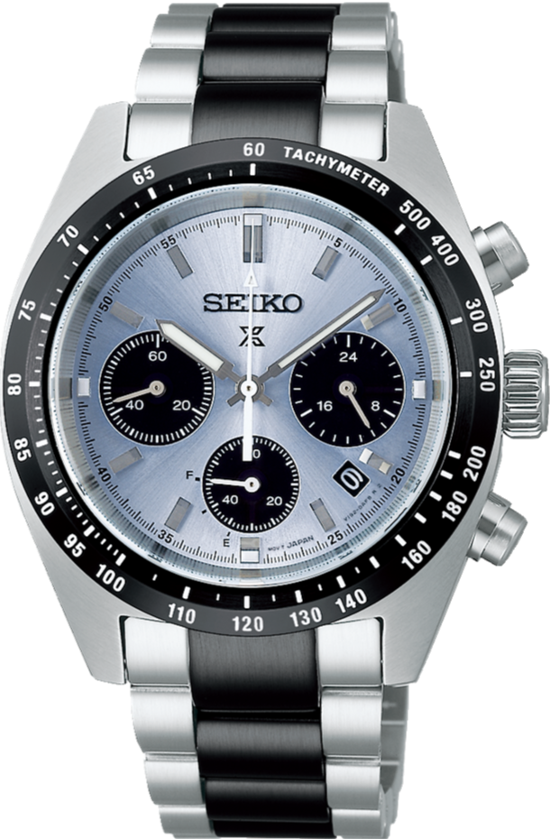 Seiko blue dial 2024 chronograph