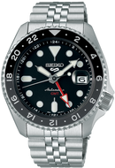 Seiko 5 Sports Automatic GMT SKX Style SSK001 stainless steel watch front view