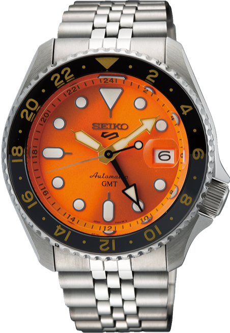 マ*坊様 試着のみ SEIKO 5 Sports SSK005KC オレンジボー SEIKO 5 SPORTS SKX SPORTS STYLE GMT SSK005KC – japan-select