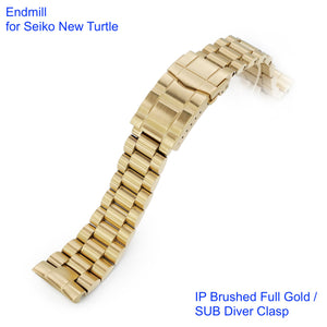 Endmill Stainless 316L Steel Watch Bracelet for Seiko