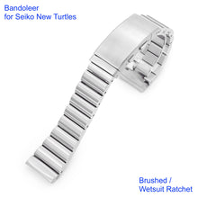 Bandoleer Stainless 316L Steel Watch Bracelet for Seiko