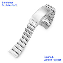 Bandoleer Stainless 316L Steel Watch Bracelet for Seiko