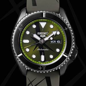 Seiko 5 Sports X ONE PIECE "Zoro" Automatic Street Series Limited Edition SRPH67K1 www.watchoutz.com