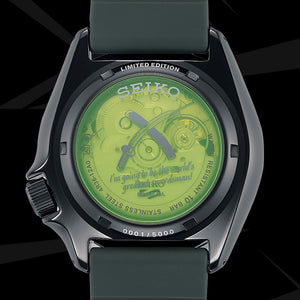 Seiko 5 Sports X ONE PIECE "Zoro" Automatic Street Series Limited Edition SRPH67K1 www.watchoutz.com