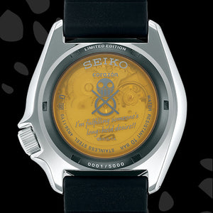 Seiko 5 Sports X ONE PIECE "Law" Automatic Street Series Limited Edition SRPH63K1 www.watchoutz.com