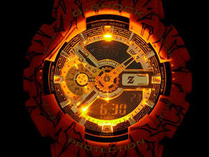 CASIO G-SHOCK DRAGON BALL Z LIMITED EDITION GA-110JDB-1A4 watchoutz.com