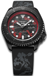 Seiko 5 Sports X ONE PIECE "Monkey D. Luffy" Automatic Street Series Limited Edition SRPH65K1 www.watchoutz.com 