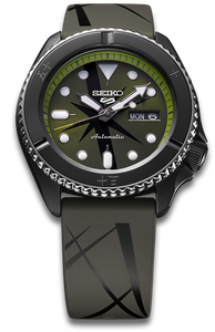 Seiko 5 Sports X ONE PIECE "Zoro" Automatic Street Series Limited Edition SRPH67K1 www.watchoutz.com