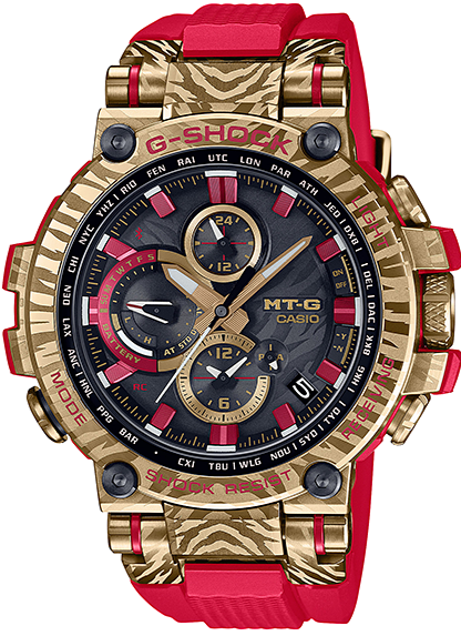 Casio G-Shock MT-G Year Of The Tiger Red-Gold Limited Edition MTG-B1000CX-4A www.watchoutz.com