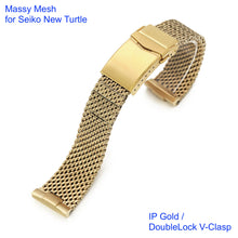 Massy Mesh Stainless 316L Steel Watch Bracelet for Seiko