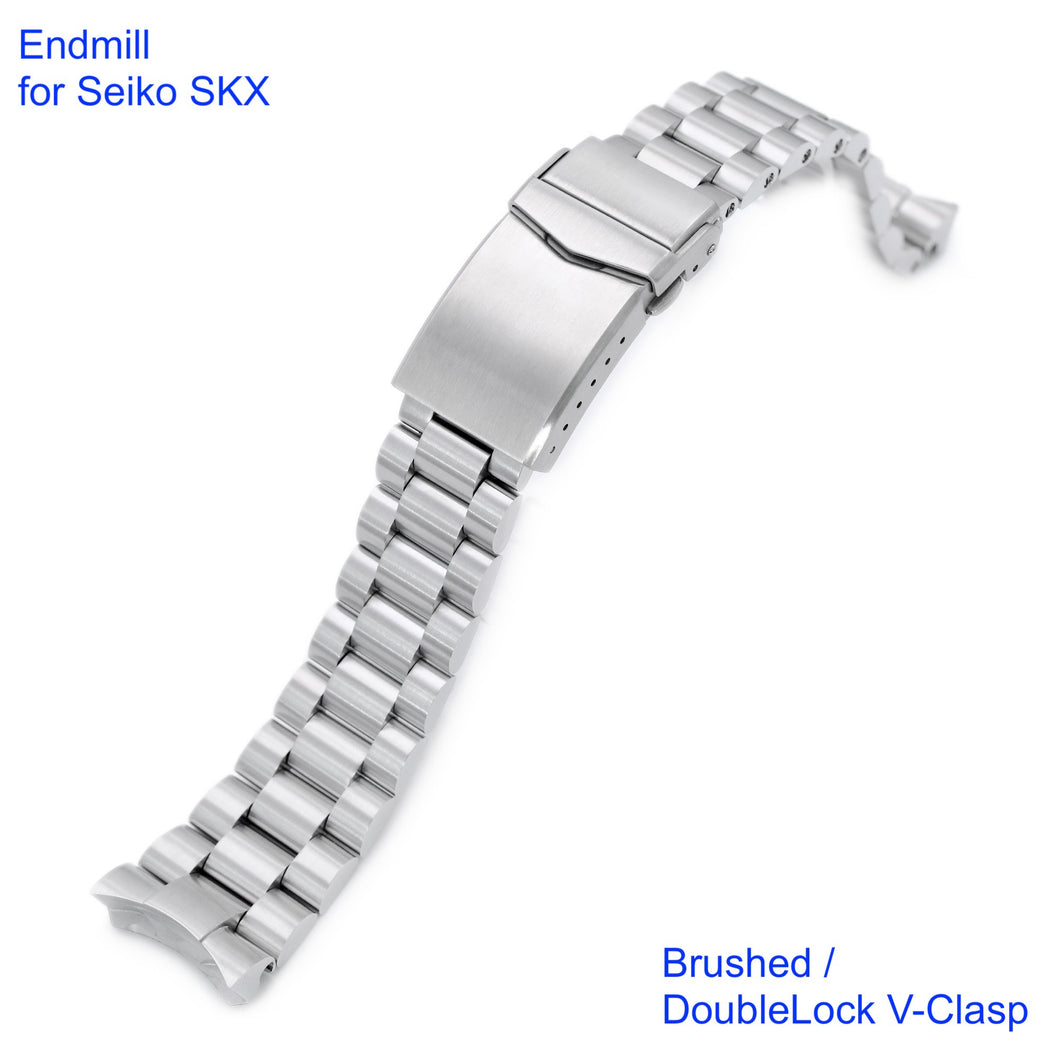 Endmill Stainless 316L Steel Watch Bracelet for Seiko