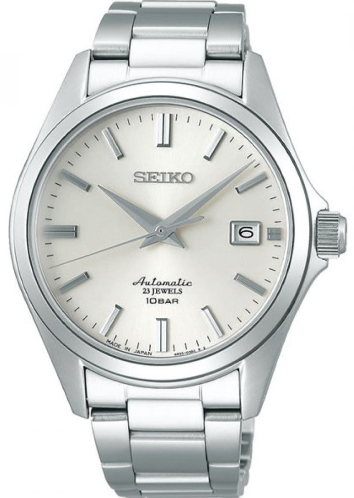 Seiko Mechanical Automatic JDM Pale Silver Dial Watch SZSB011